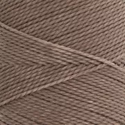 Bobine de fil ciré Linhasita pour micro macramé 1 mm - Marron glacé (213) x168m