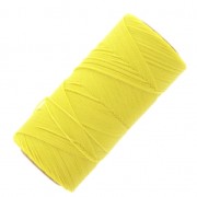 Bobine de fil ciré Linhasita pour micro macramé 0.5 mm - Yellow (37) x335m|raw }}
