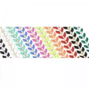 Chaîne maille chevron en épis 6.3 mm doré x 20cm