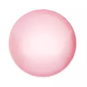 Cabochon rond en verre par Puca® 18 mm Rose Pearl x 1