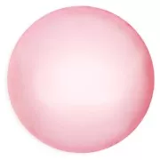 Cabochon rond en verre par Puca® 25 mm Rose Pearl x 1