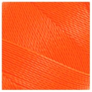 Bobine de fil ciré Linhasita pour micro macramé 0.5 mm - Fluo Orange (393) x335m