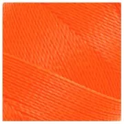 Bobine de fil ciré Linhasita pour micro macramé 0.5 mm - Fluo Orange (393) x335m