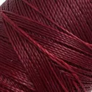 Bobine de fil ciré Linhasita pour micro macramé 0.5 mm - Burgundy (60) x335m