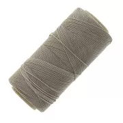 Bobine de fil ciré Linhasita pour micro macramé 0.5 mm - Gris Taupe (544) x335m
