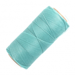 Bobine de fil ciré Linhasita pour micro macramé 0.5 mm - Baby Blue (398) x335m