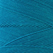Bobine de fil ciré Linhasita pour micro macramé 0.5 mm Dark Turquoise (707) x335m