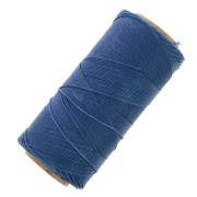 Bobine de fil ciré Linhasita pour micro macramé 0.5 mm - Lapis Blue (298) x335m