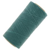 Bobine de fil ciré Linhasita pour micro macramé 0.5 mm - Turquoise (229) x335m|raw }}