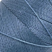 Bobine de fil ciré Linhasita pour micro macramé 0.5 mm - Denim Blue (119) x335m