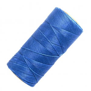 Bobine de fil ciré Linhasita pour micro macramé 0.5 mm - Blue (692) x335m