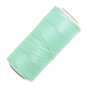 Bobine de fil ciré Linhasita pour micro macramé 0.5 mm - Mint (230) x335m