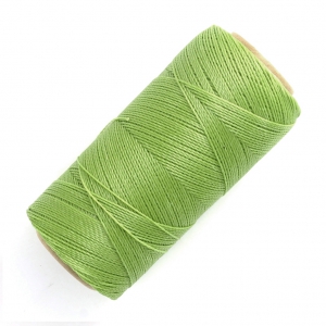 Bobine de fil ciré Linhasita pour micro macramé 0.5 mm - Lime Green (1019) x335m