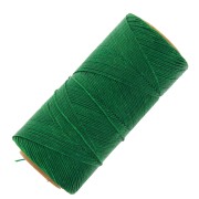 Bobine de fil ciré Linhasita pour micro macramé 0.5 mm - Green (1045) x335m|raw }}