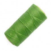 Bobine de fil ciré Linhasita pour micro macramé 0.5 mm - Grass Green (352) x335m