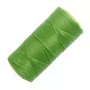 Bobine de fil ciré Linhasita pour micro macramé 0.5 mm - Grass Green (352) x335m