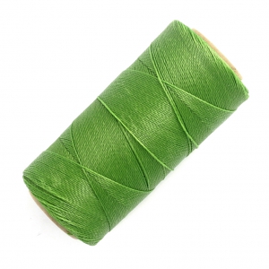 Bobine de fil ciré Linhasita pour micro macramé 0.5 mm - Grass Green (352) x335m