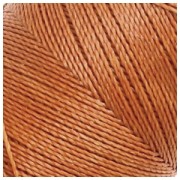 Bobine de fil ciré Linhasita pour micro macramé 0.5 mm - Camel Brown (498) x335m