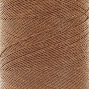 Bobine de fil ciré Linhasita pour micro macramé 0.5 mm - Autumn Brown (631) x335m