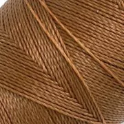 Bobine de fil ciré Linhasita pour micro macramé 0.5 mm - Old Gold (604) x335m