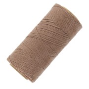 Bobine de fil ciré Linhasita pour micro macramé 0.5 mm - Sable (214) x335m