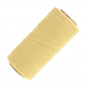 Bobine de fil ciré Linhasita pour micro macramé 0.5 mm - Cream (1310) x335m