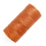 Bobine de fil ciré Linhasita pour micro macramé 0.5 mm - Caramel (203) x335m