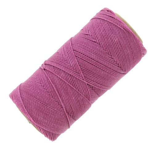Bobine de fil ciré Linhasita pour micro macramé 0.5 mm - Fuchsia (899) x335m