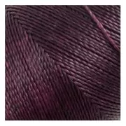 Bobine de fil ciré Linhasita pour micro macramé 0.5 mm - Cherry Black (630) x335m