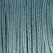 Soutache brillante fabrication italienne 3.5 mm Bleu gris / argenté x1m