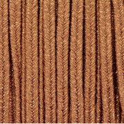 Soutache brillante fabrication italienne 3.5 mm Moutarde / doré x1m