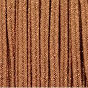 Soutache brillante fabrication italienne 3.5 mm Moutarde / doré x1m