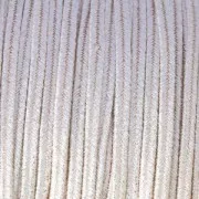 Soutache brillante fabrication italienne 3.5 mm Rose poudré / Argenté x1m