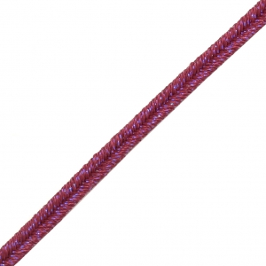 Soutache Moonlight fabrication italienne 3.5 mm Bordeaux / Bleu x1m