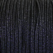 Soutache Moonlight fabrication italienne 3.5 mm Noir / Bleu x1m