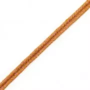 Soutache Moonlight fabrication italienne 3.5 mm Terracotta / Violet x1m