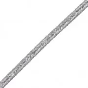 Soutache Moonlight fabrication italienne 3.5 mm Gris / Bleu x1m