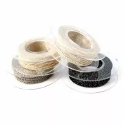 Bobine de fil Blissino fabrication italienne 0,6 mm Beige Doré x50m