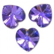 Coeurs PureCrystal 6228 10,3x10 mm Crystal Heliotrope x6|raw }}