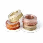 Bobine de fil Sorrento fabrication italienne 0,6 mm Argenté x50m