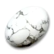 Cabochon ovale 25x18 mm Howlite