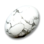 Cabochon ovale 18x13 mm Howlite