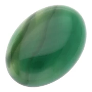 Cabochon ovale 25x18 mm Green Agate