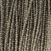 Bobine de fil Bliss Elastico fabrication italienne 1 mm Marron/Argenté x30m