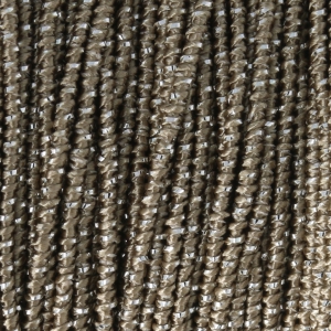 Bobine de fil Bliss Elastico fabrication italienne 1 mm Marron/Argenté x30m