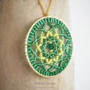 Anneau de montage et tissage pour la création de bijoux 26 mm Doré à l'or fin rose