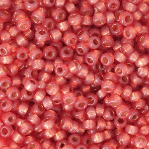 Rocaille Miyuki Duracoat 11/0 4244 - Dyed Persimmon Silver Lined x8g