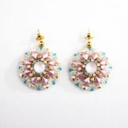 Chaîne en laiton brut strass en cristal taillé 2,10 mm Crystal/Aquamarine/BlueZircon/White Opal x50cm