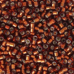 Miyuki Delica 11/0 DB1683 - Silver Lined Glazed Cinnamon x8g
