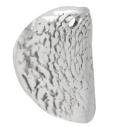 Sequin rond incurvé et martelé 12.5 mm - en Argent 925 x1